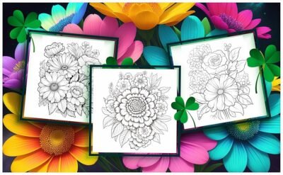 bloom adult coloring book
