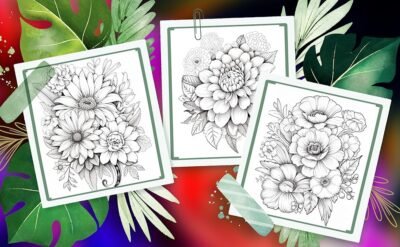 bloom adult coloring book