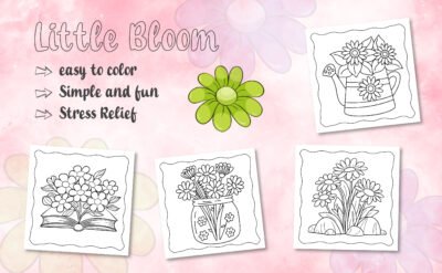 little bloom coloring book