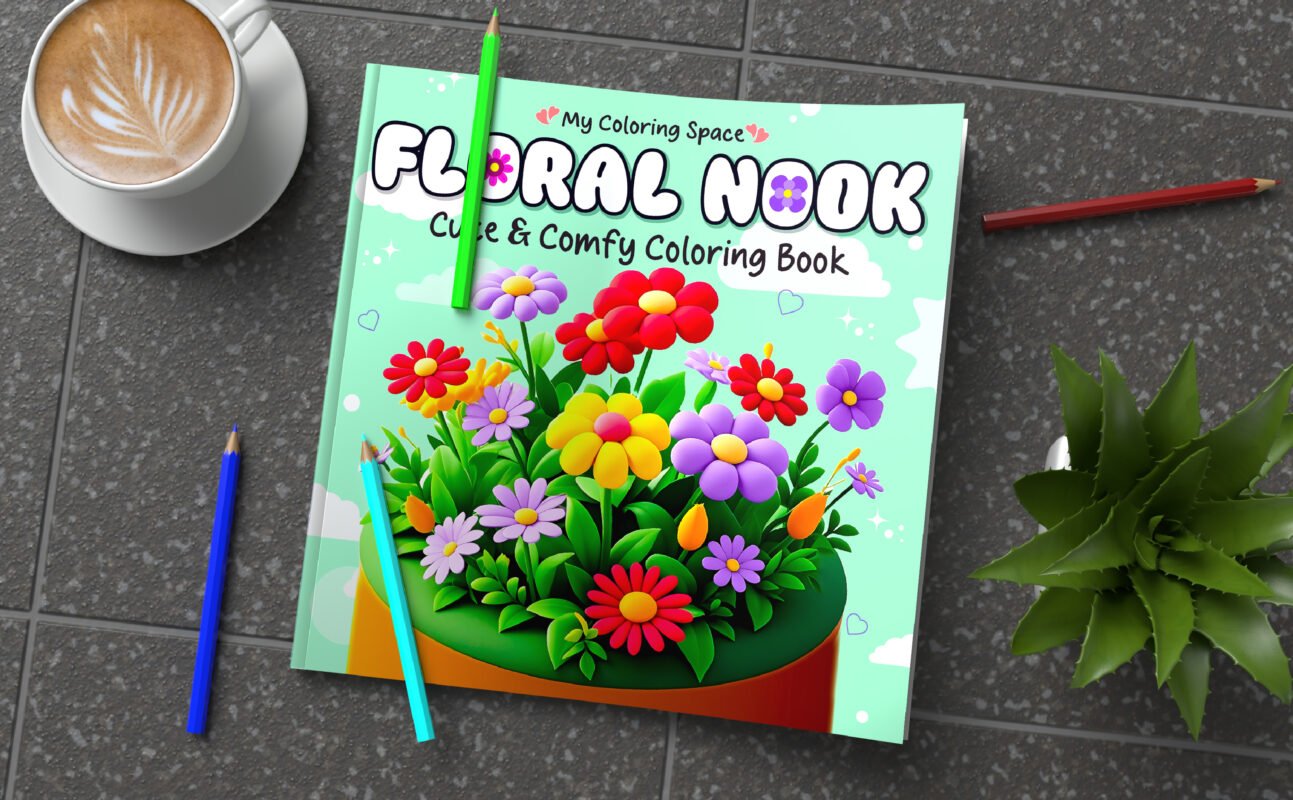 floral nook coloring book