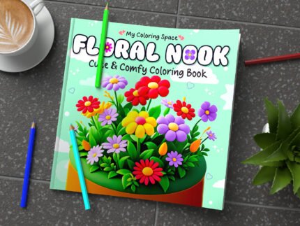 floral nook coloring book