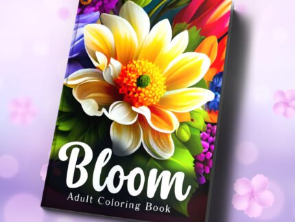 bloom adult coloring book